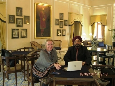 Dr.A.S.Kalra, providing astrological consultation to Attorney at Law, Ms. Cynthia Hennessey, from Saint Louis, Missouri, USA at ANANDA IN THE HIMALAYAS (ANANDA SPA RESORTS) Best Astrologers in India, Dr.A.S.Kalra, providing astrological consultation to american client